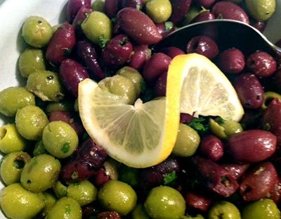 oliivit sitruunamarinoidut